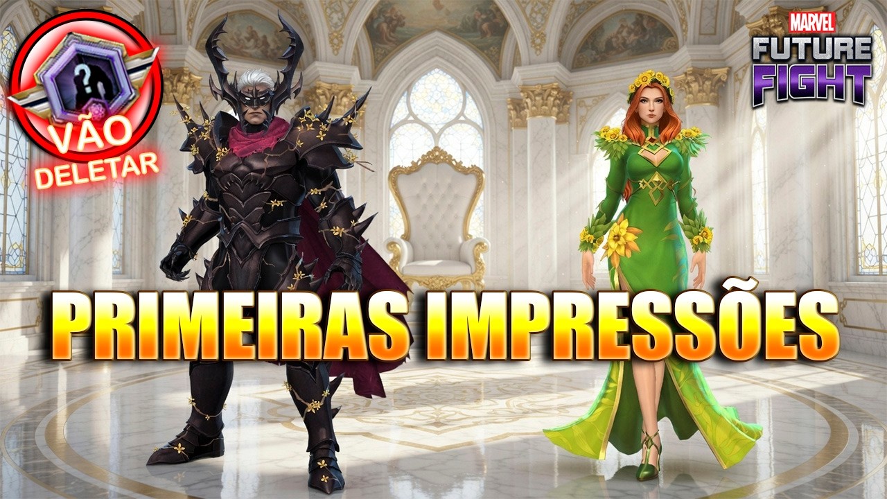 OS NOVOS TRAJES DA CRISTALYS E CONFLYTO SÃO BONS? COMO ASSIM VÃO DELETAR UM ITEM? #MARVELfuturefight