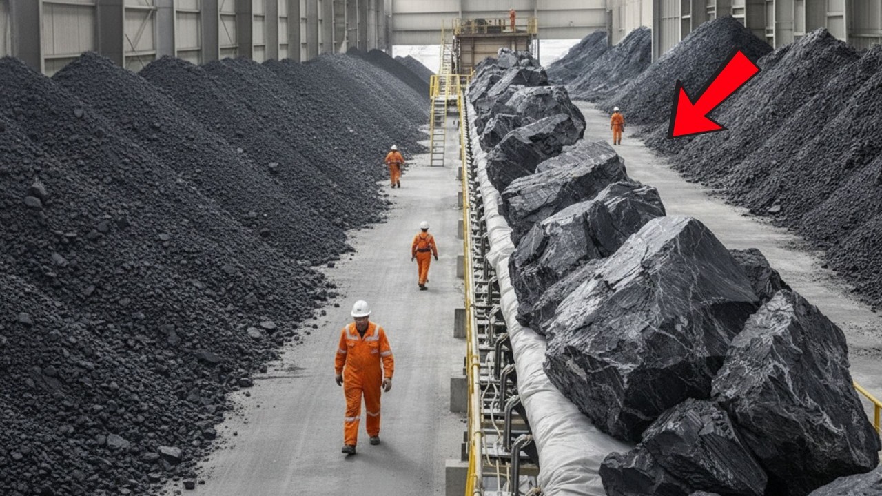 HOW GRAPHITE IS PRODUCED INSIDE A GIANT INDUSTRIAL REFINING & PROCESSING PLANT