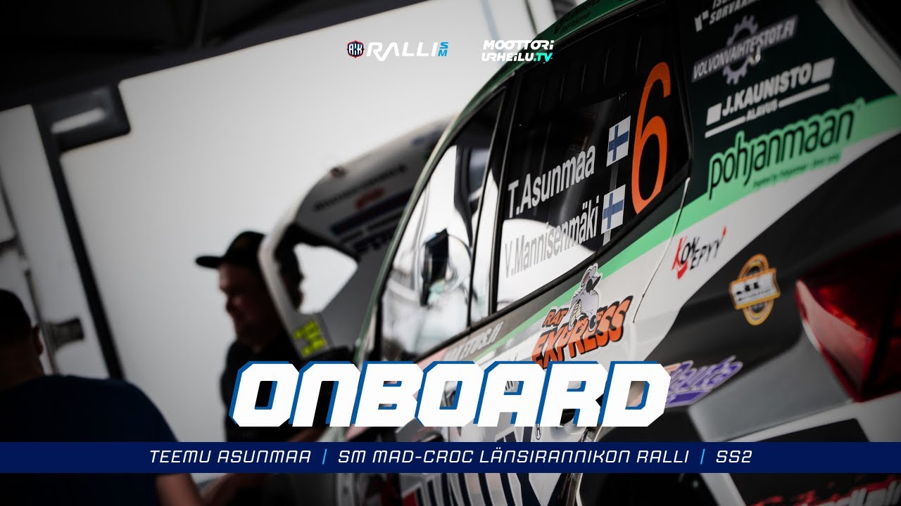 Ralli SM Onboards | Teemu Asunmaa | SM Mad-Croc Länsirannikon Ralli SS2