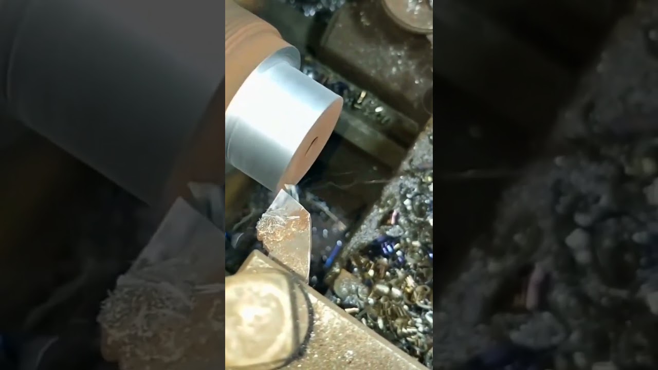 cnc turning Amazing finishing #cncmachining #turningmachine