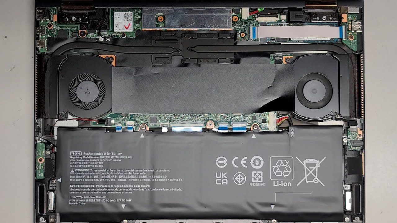 HP Spectre x360 Convertible 15-ch011dx Disassembly Battery Replacement Repair RAM Upgrade