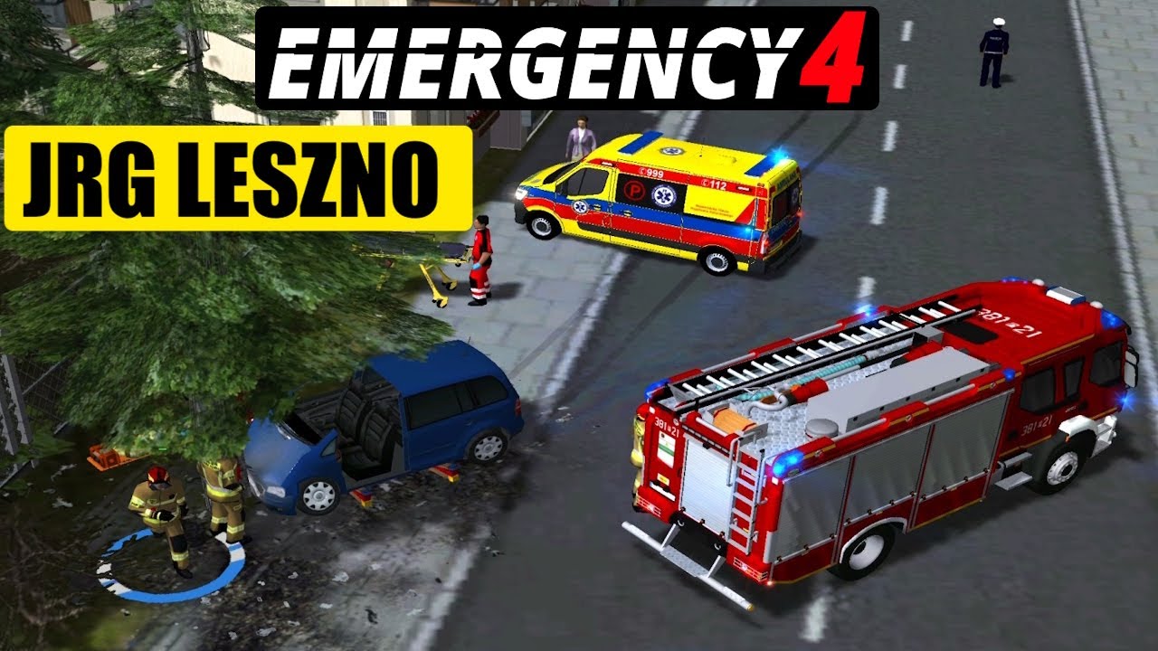 JRG LESZNO - Emergency 4 🚨 Wypadek Samochodu Osobowego