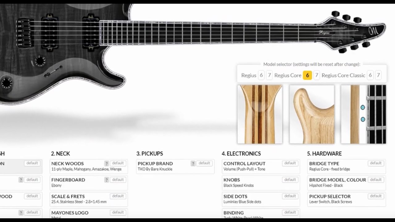Mayones Custom Order Process Explained FINAL