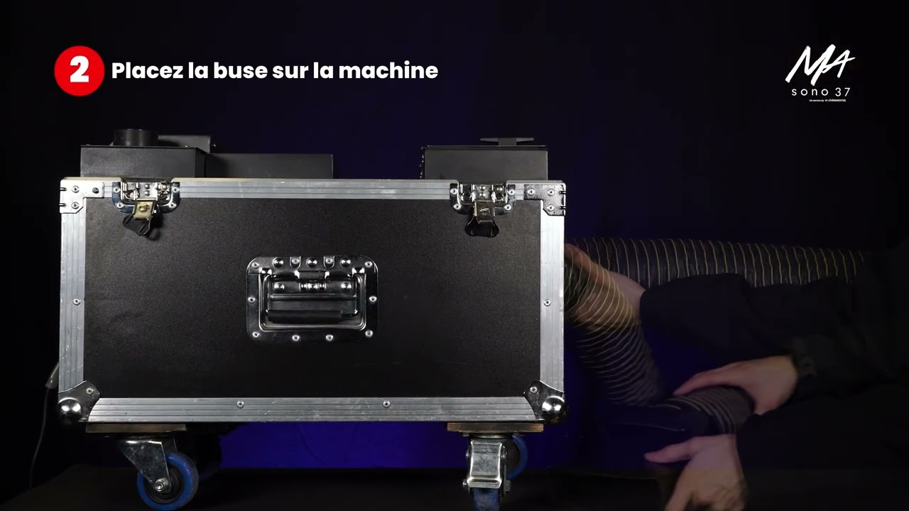TUTO INSTALLATION MACHINE À FUMÉE LOURDE 100M2 - MA SONO 37