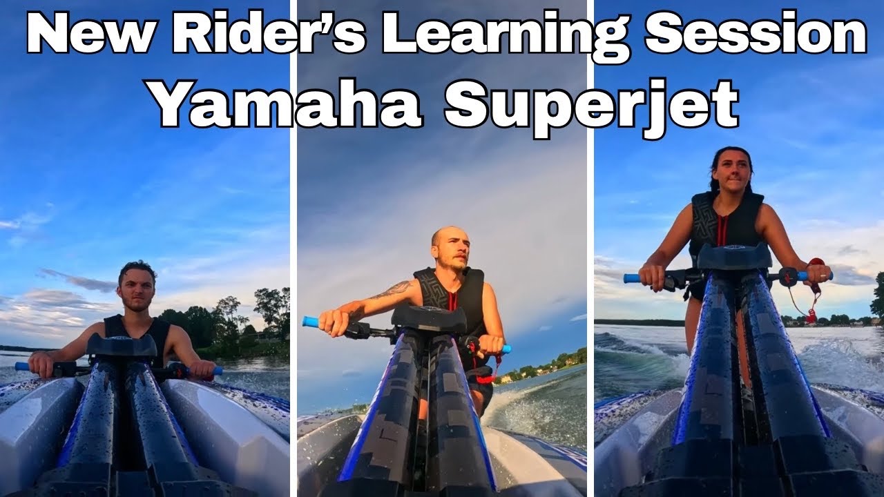 First Time Riding a Yamaha Superjet! (Family Learning Day)