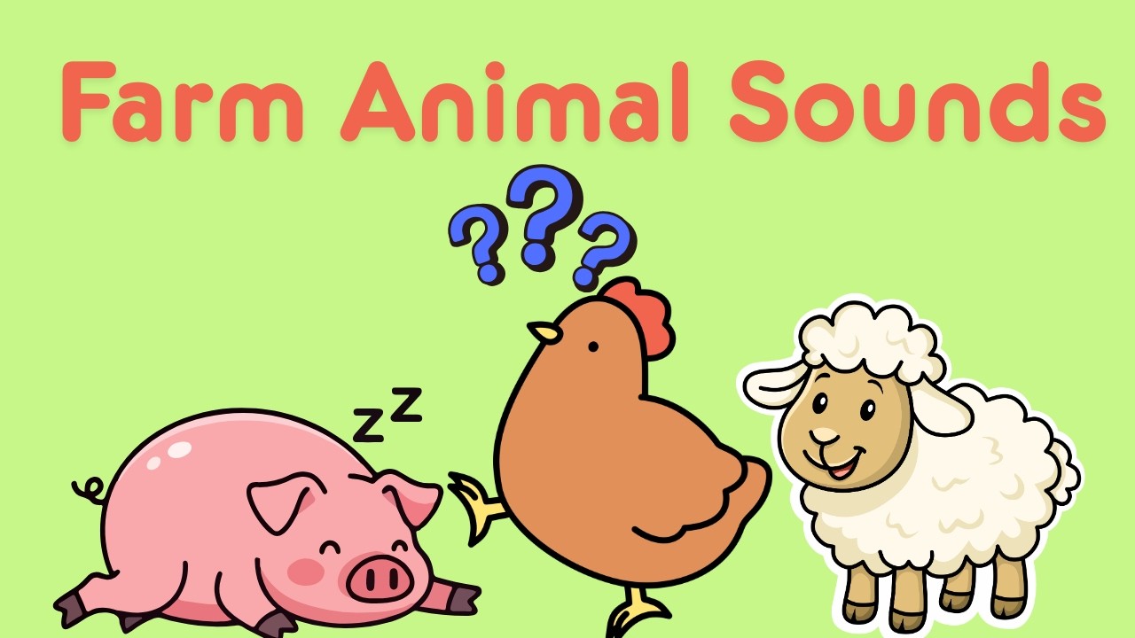 Farm Animal Sounds for Kids | Can You Guess the Animal?