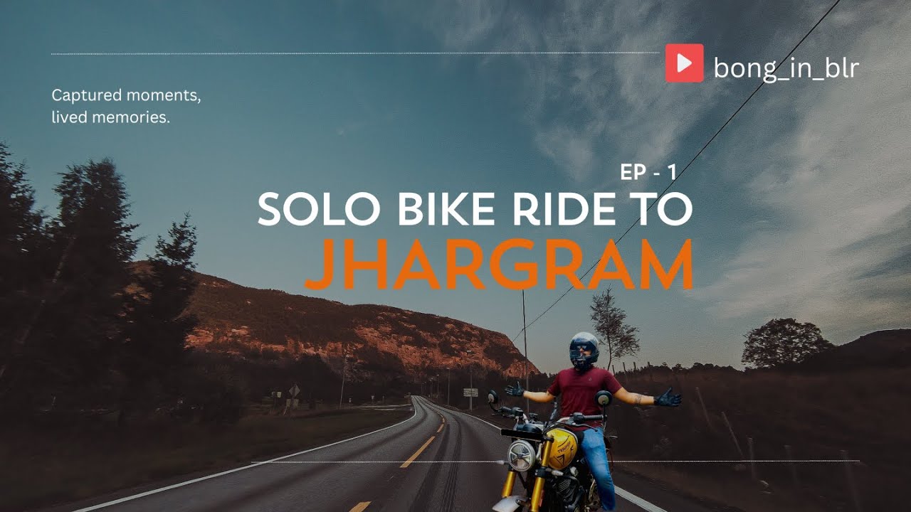 Solo Ride to Jhargram || 180 kms Ride || Weekend Bike Trip from Kolkata || EP-1 || #soloride #biker