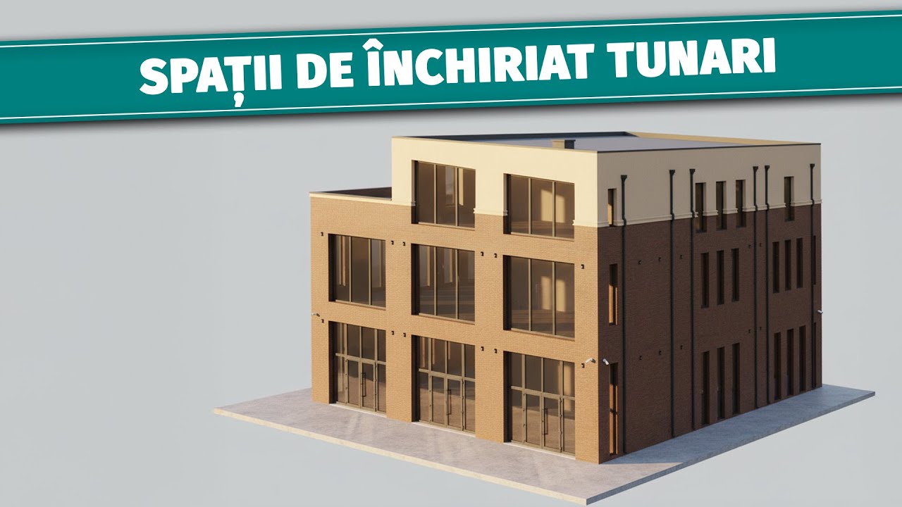 Clădire comercială nouă de închiriat în Tunari | Peste 1.000 mp, lift, rooftop