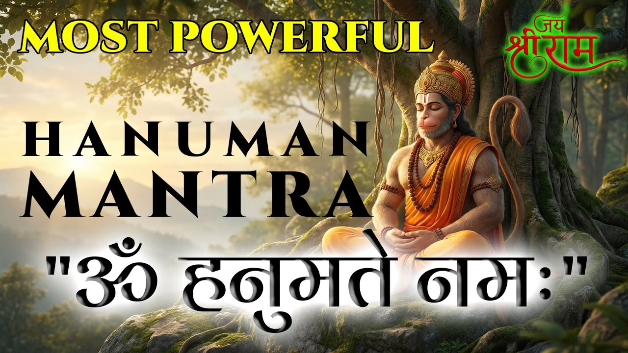 The Most Powerful Hanuman Mantra | Om Hanumate Namah