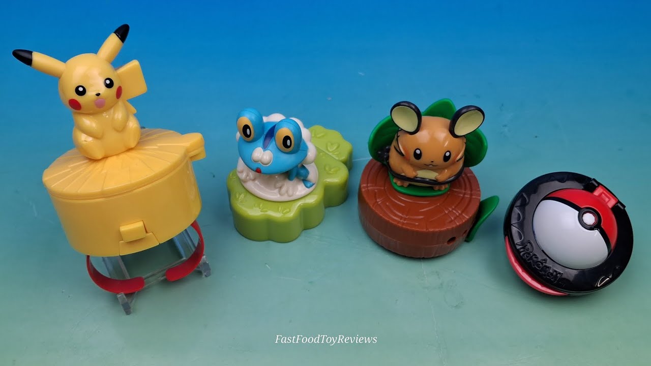 Видеообзор коллекционных предметов из набора Happy Meal по фильму «Покемон: Фильм XY» от McDonald...