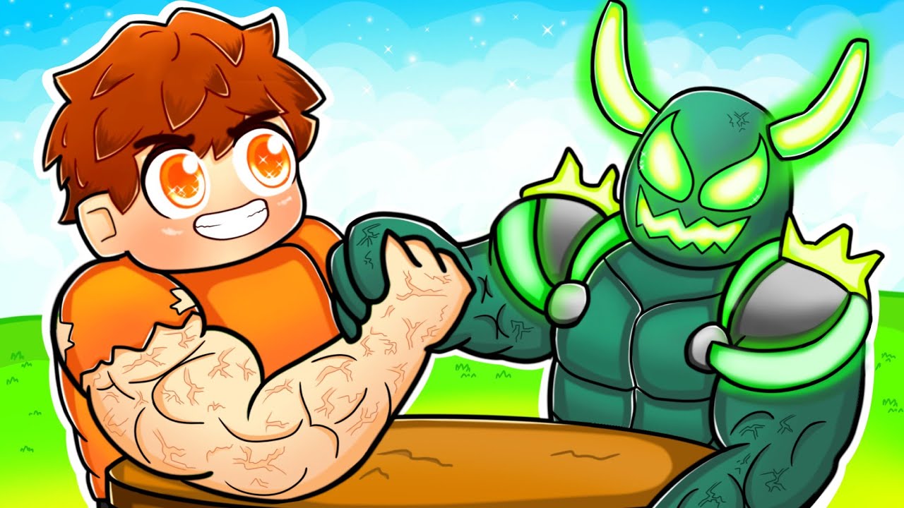 FINALLY Defeated The NUCLEAR BOSS in Arm Wrestle Simulator | ROBLOX
