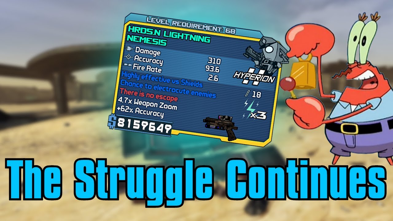 The Hardest Farm in Borderlands 1 - Nemesis Invader Day 141