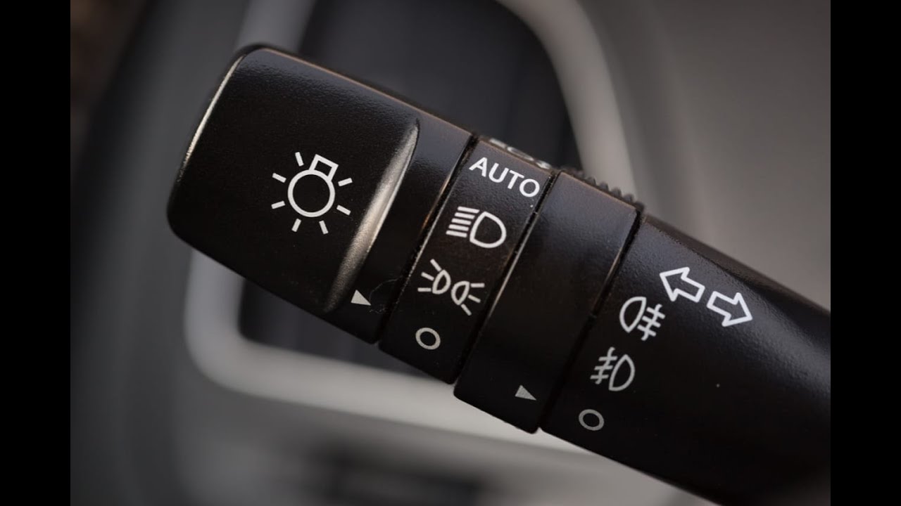 How To Use Car Headlight Switch Controls/ Car Headlights Mechanism Explained/City Car Trainers