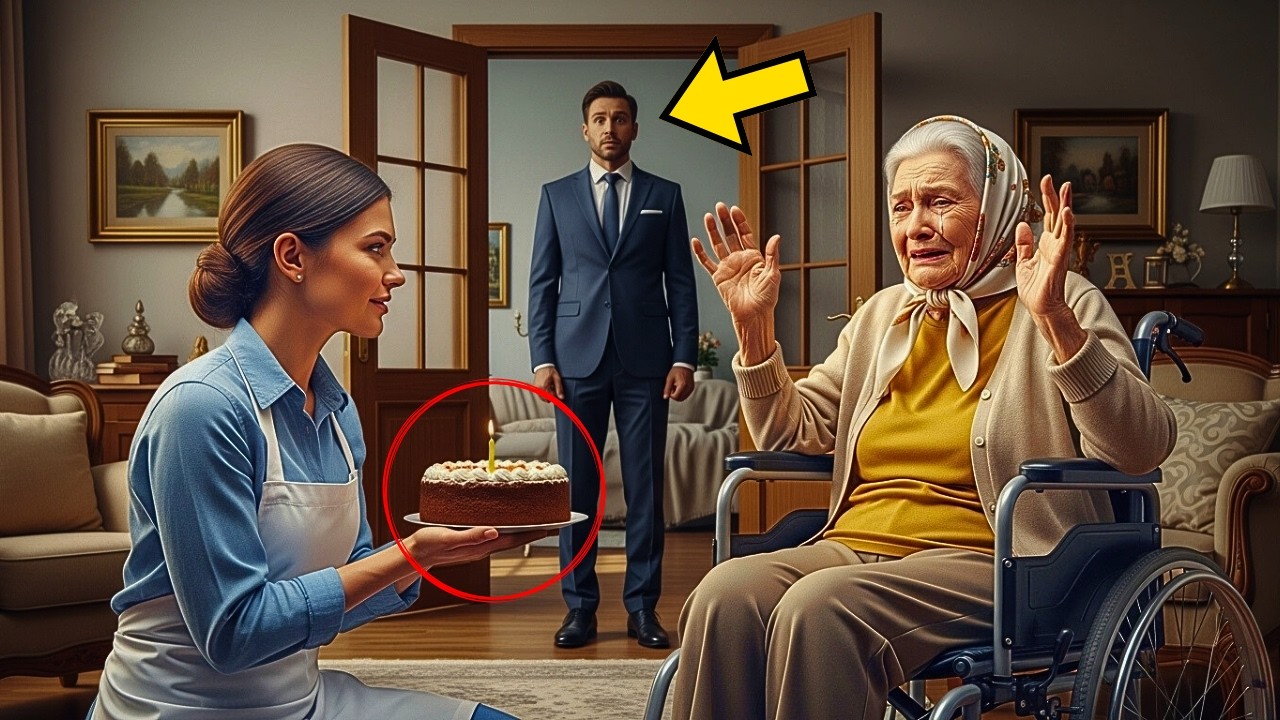 SU MADRE ESTABA SOLA HASTA QUE LA LIMPIADORA HIZO ESTO... ¡EL MILLONARIO NO PODÍA CREERLO!