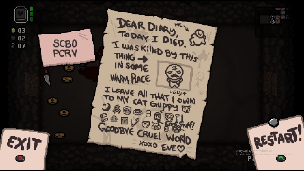 The binding of issac : Repentance #7 Dramat na Evce