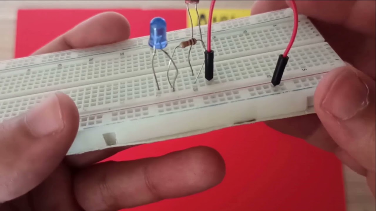 Board üzerinde LDRli Led devresi kuralım. (Let's set up a LDR Led circuit on the board)