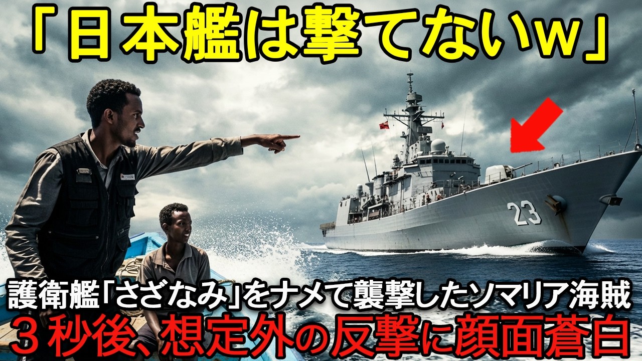【海外の反応】「なぜ日本だけ襲われない？」ソマリア海賊が震え上がった『意外な兵器』とは？ 世界中の海軍が驚愕した日本の奇跡