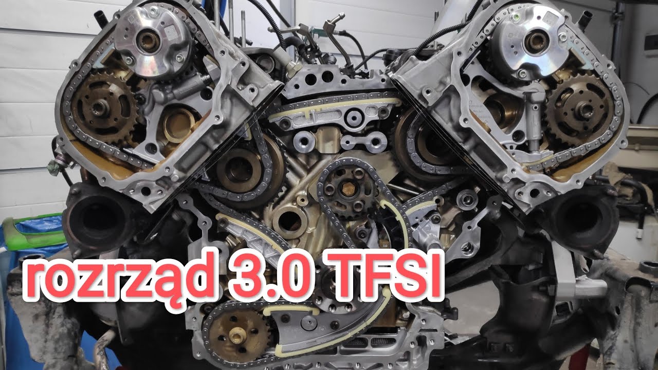 Audi A6 C7 3.0 TFSI rozrząd z nastawnikami, serwis, PDC, uszczelnienie motoru