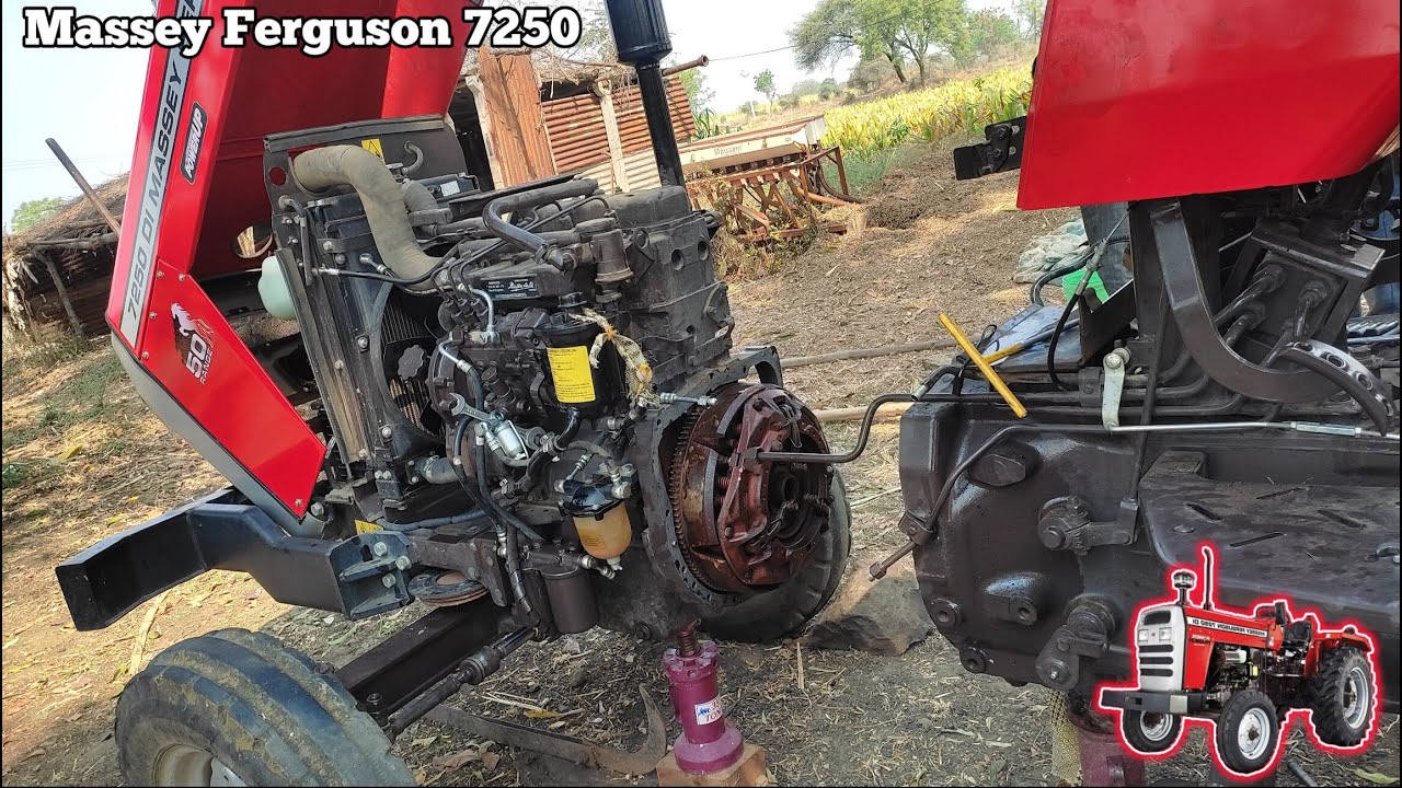 massy Fargution 7250 tractor problem solved massy Fargution tractor clutch not working #tractor