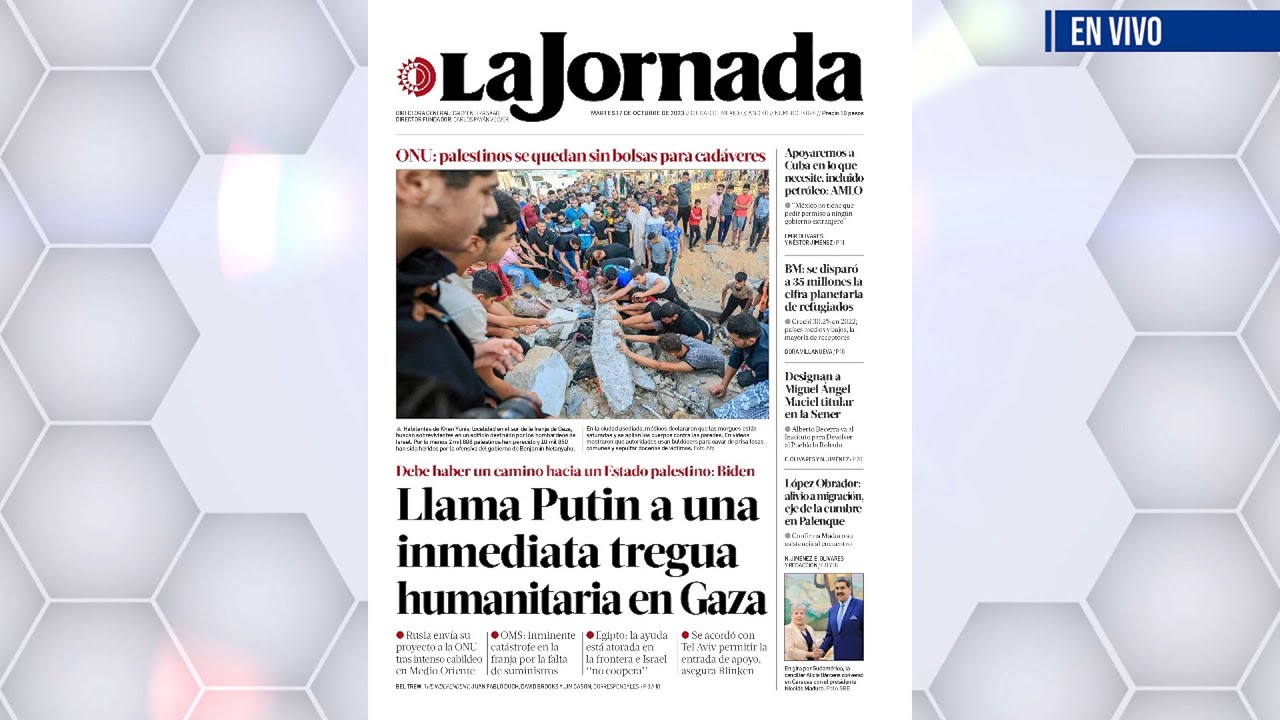 LECTURA DE TITULARES NACIONALES Y REGIONALES #EnCorto #NoticieroDigital #video