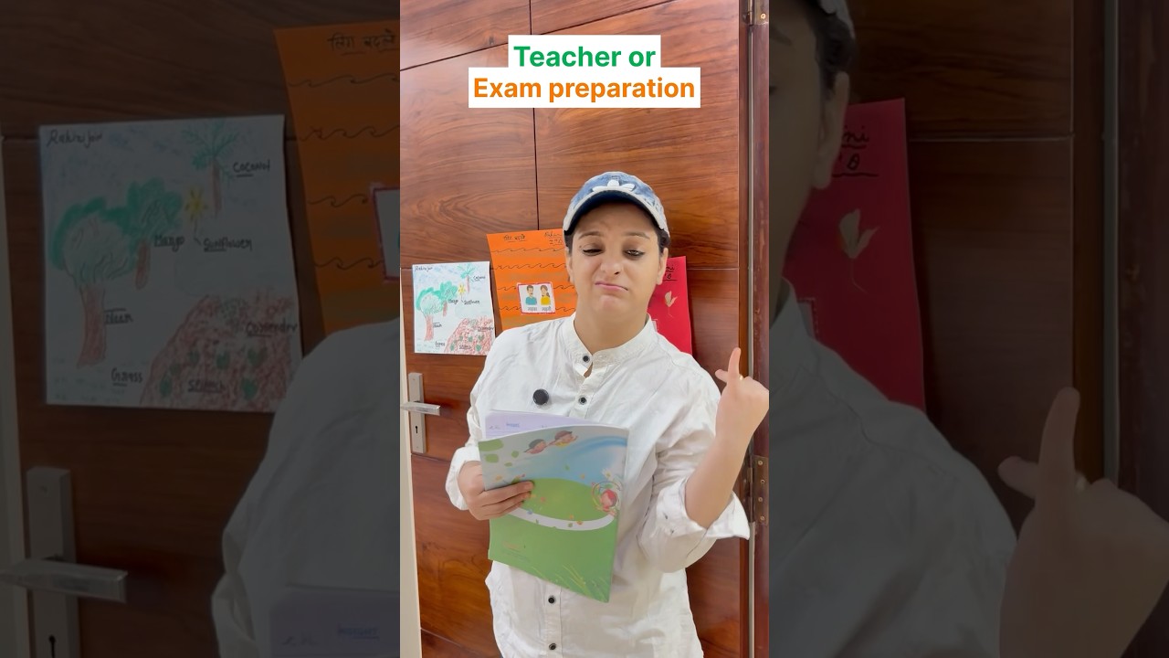 Teacher or Exam Preparation 😳| #teacher #teaching #teachersday #exam #exampreparation #students #yt
