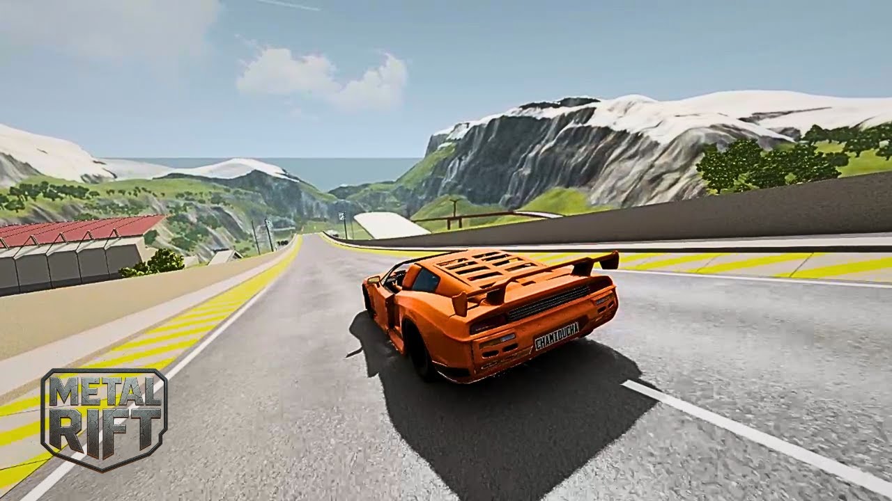 Epic High Speed Car Jumps #1 | BeamNG Drive | Metal Rift