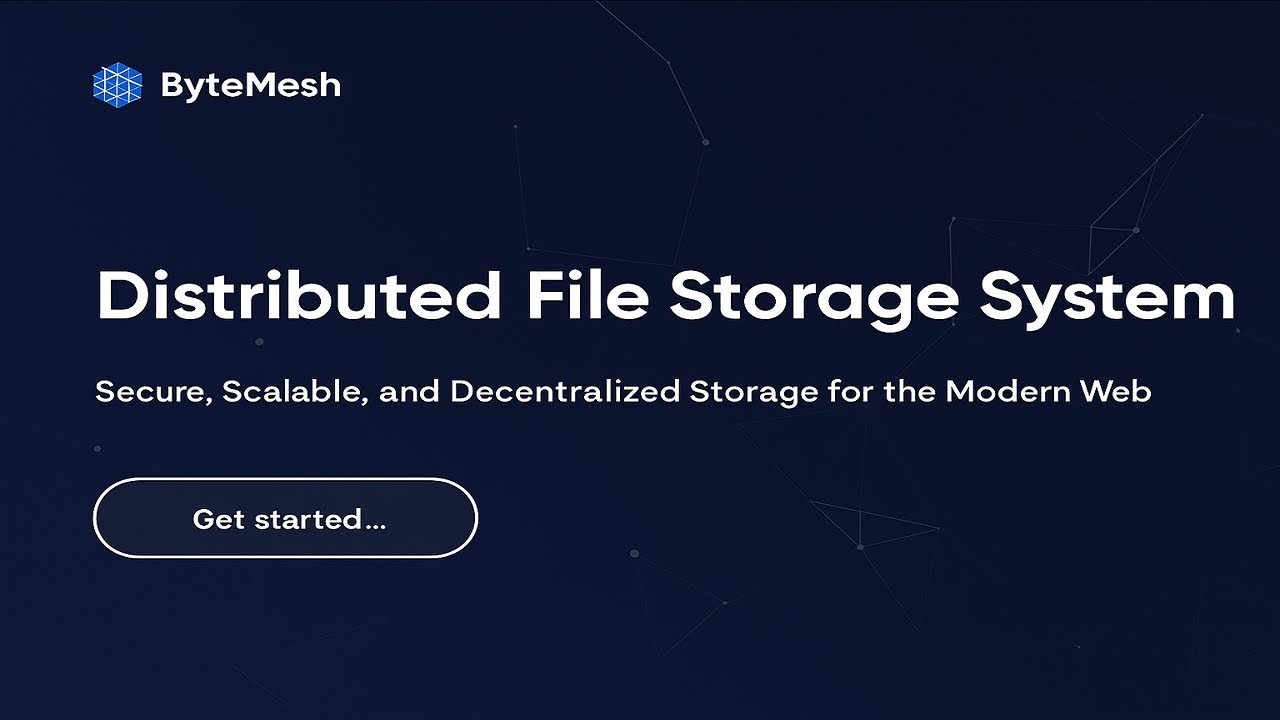Distributed File Storage System in Go | ByteMesh #distributedsystems #lowlatency #programming