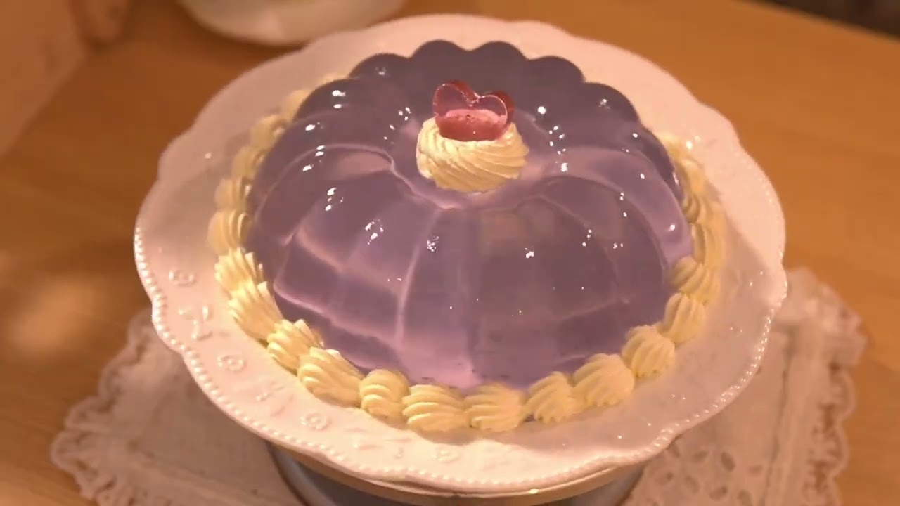 Jelly Cake Delight: Jasmine & Mint Crystal Parfait