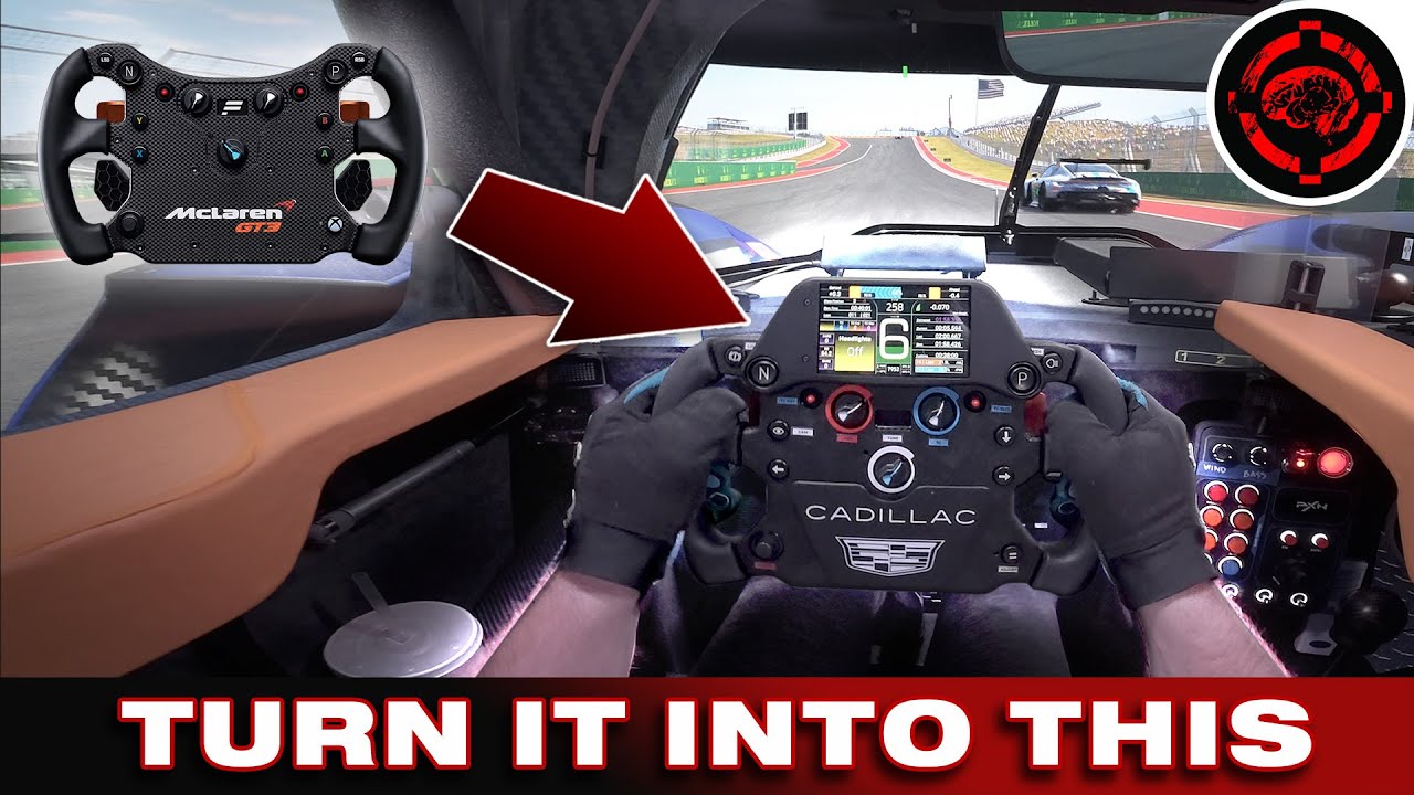 Turn Your Fanatec Mclaren Wheel into a Hyper Car Wheel With a Screen in Seconds