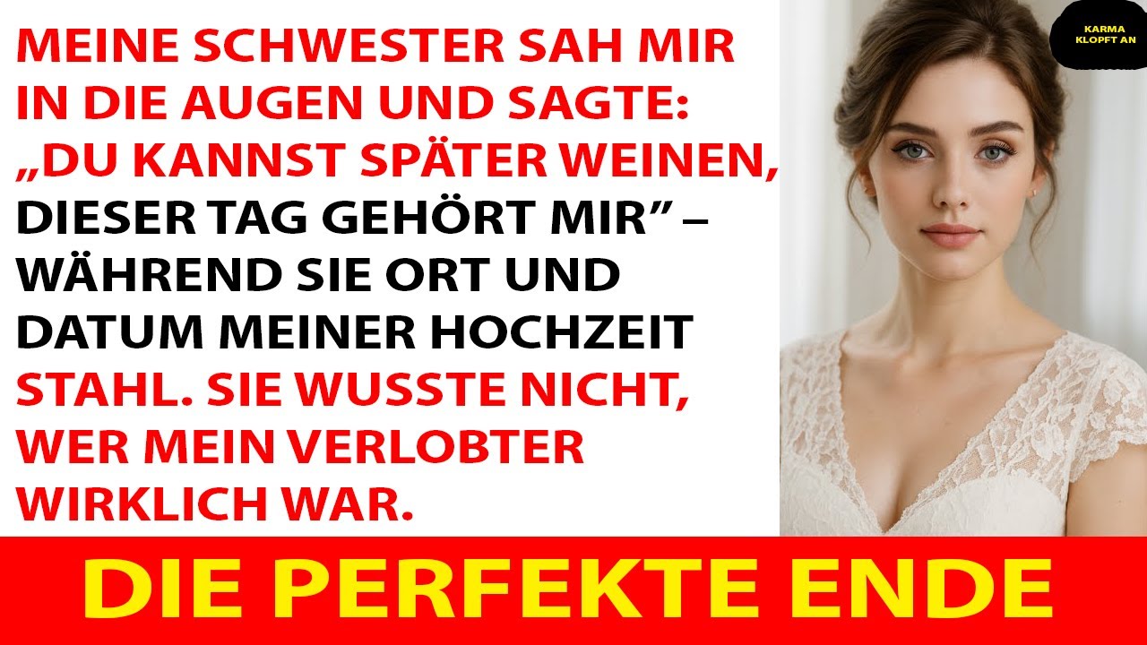 Meine Schwester stahl meine Hochzeit mit Zustimmung der Eltern – die Wahrheit zerstörte sie völlig.