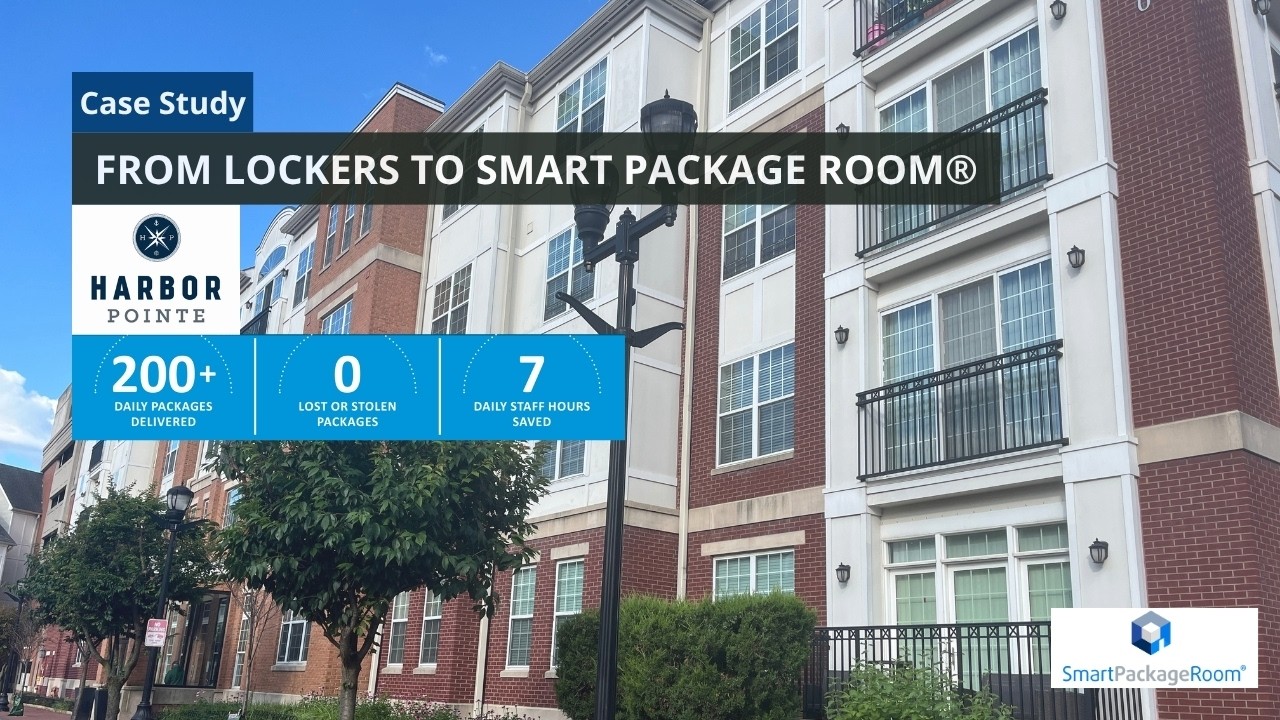 Harbor Pointe Case Study &ndash; From Lockers to Smart Package Room | 200+ Packages a Day, Zero Lost