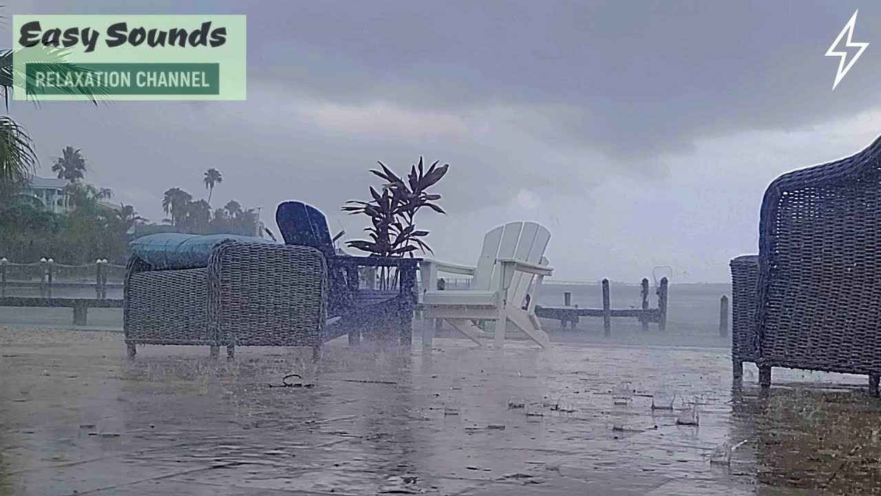 CRAZY Rain and Non Stop THUNDER Ambiance-SLEEP Sounds-Beat Anxiety & Relax-Storm Sounds