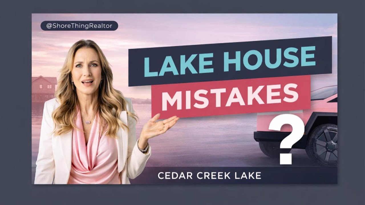 3 Mistakes Buyers Make When Buying a Lake House at Cedar Creek Lake.