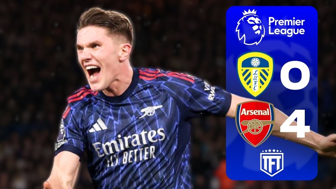 Arsenal DESTROY Leeds & Go 7 CLEAR! Leeds 0-4 Arsenal Highlights