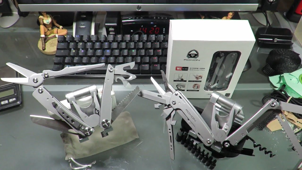 XIAOMI HUOHOU (or NEXTOOL FLAGSHIP PRO) Multi-Tool (Ruthless comparison with ROXON Storm S801)
