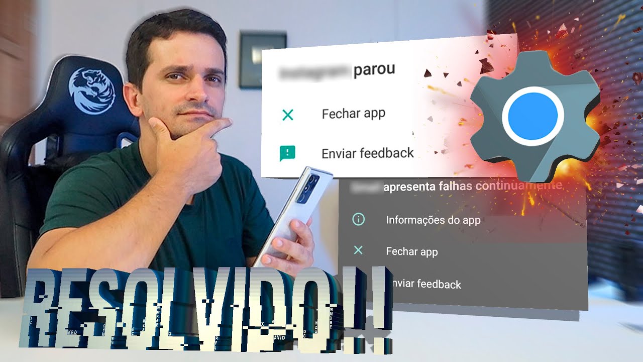 O Aplicativo PAROU DE FUNCIONAR e APRESENTA FALHAS Continuamente ERRO NO ANDROID!! RESOLVIDO!!!
