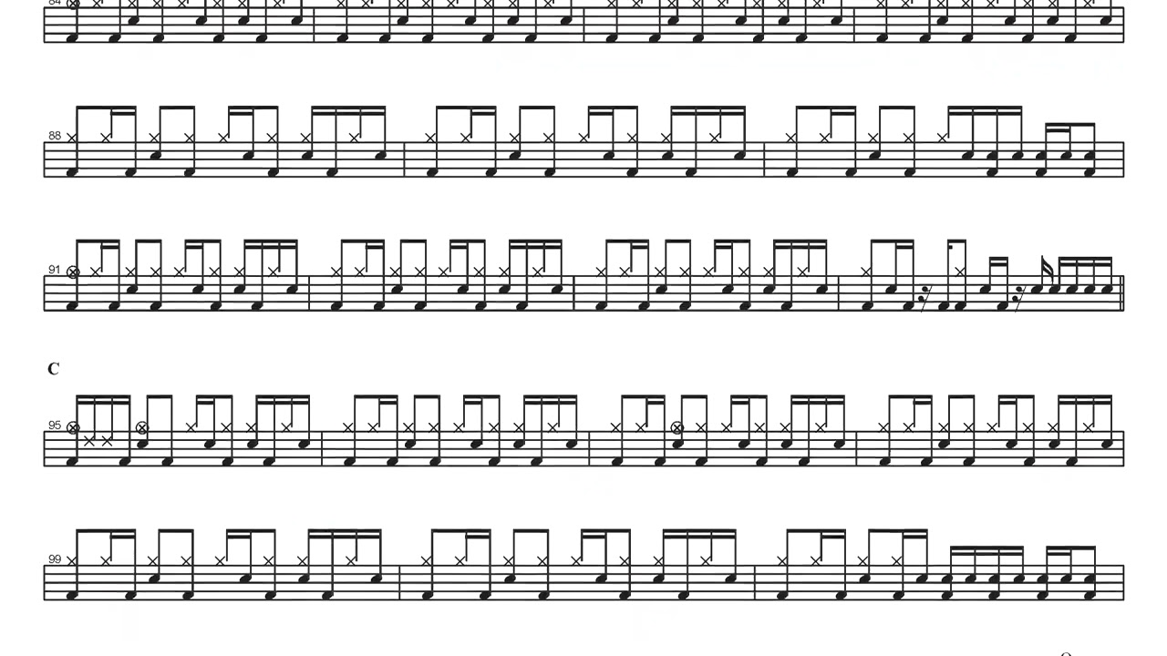 Tower Of Power-Soul With A Capital S | Drum Score, Drum Sheet Music, 드럼악보