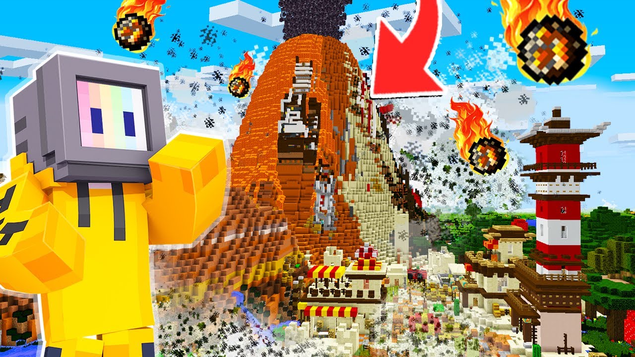 VOLCANO IN DUBAI | MINECRAFT