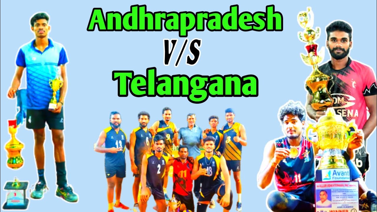 All india tournament Andhrapradesh VS Telangana the big match 🔥🏐