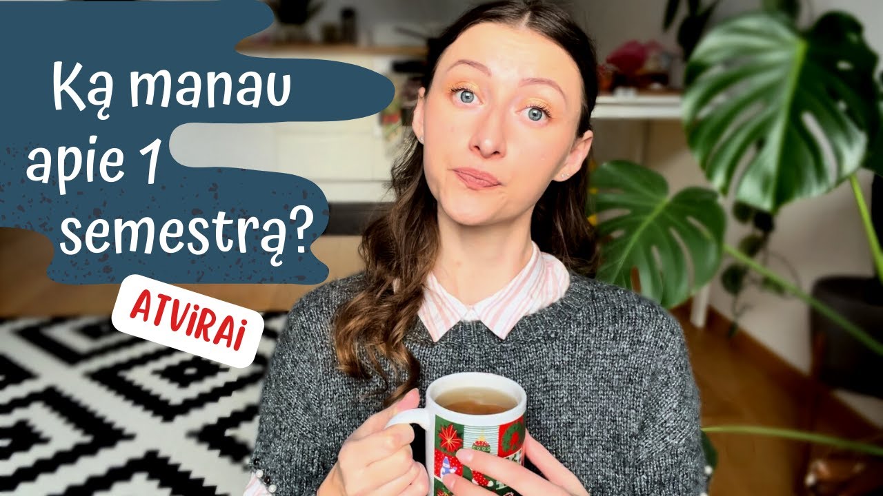 1 semestro psichologijos studijų apžvalga | Vilniaus Universiteto studentė