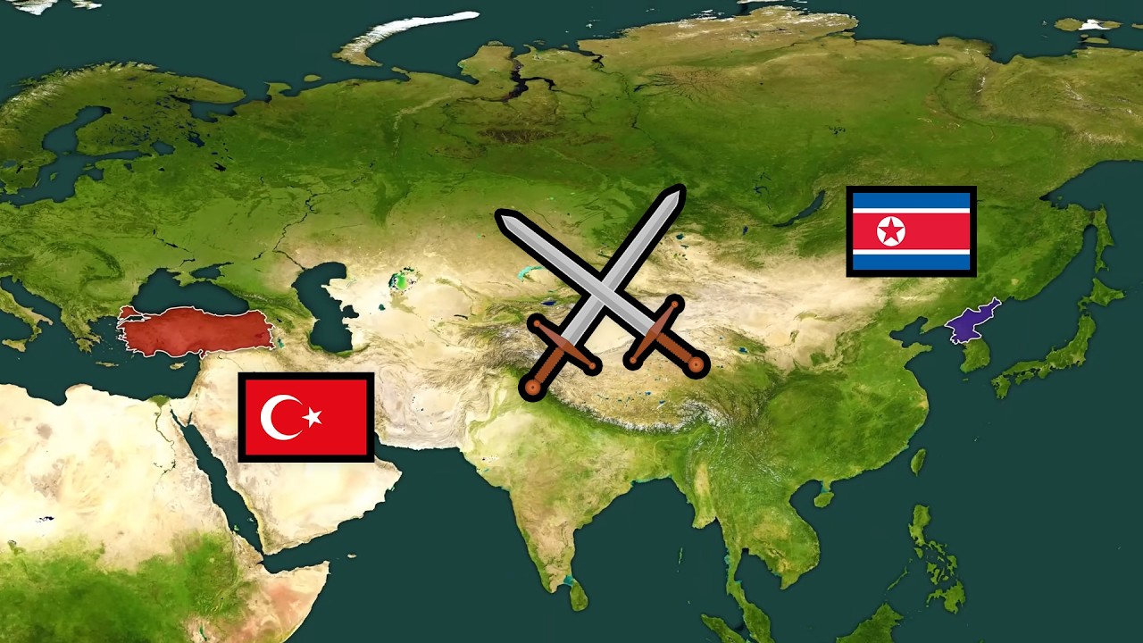 Türkiye vs Kuzey Kore | Savaş Senaryosu | Müttefikler