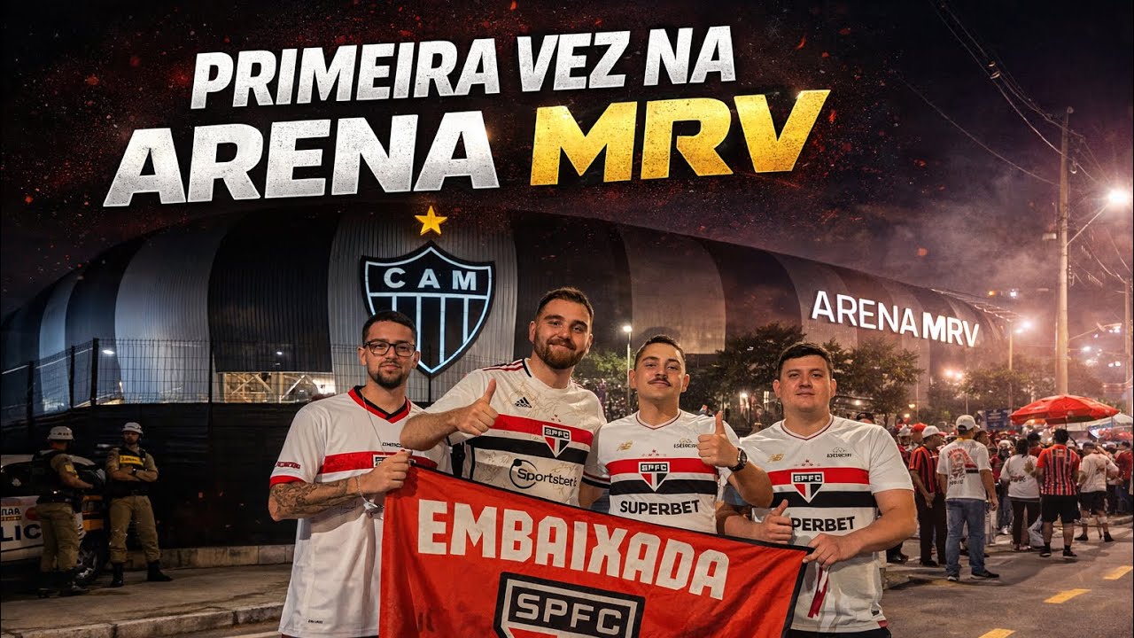 PRIMEIRA VEZ NA ARENA MRV 