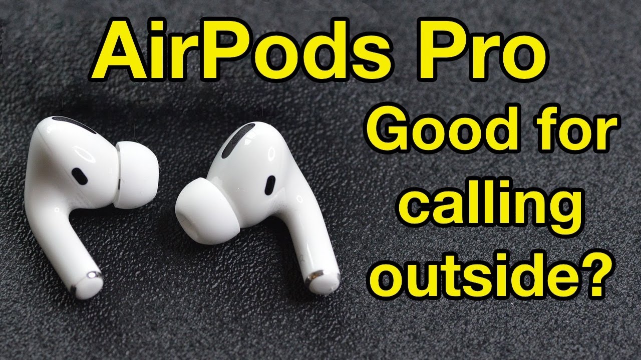 AirPods Pro microphone wind & noise test