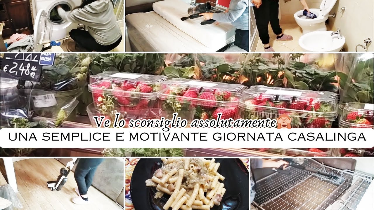 ✨PULIZIE ROUTINE DI CASA✨Spesa quotidiana/Pranzo veloce/Motiviamoci insieme