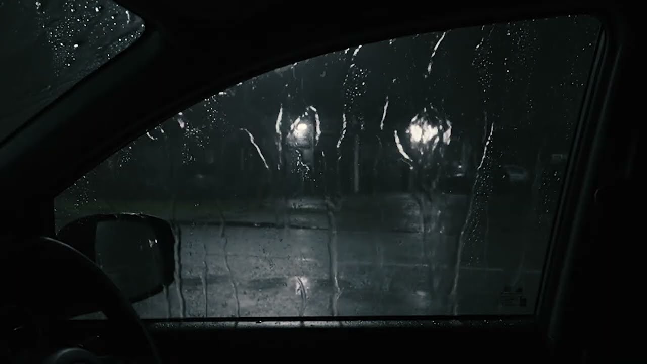 Study with Rain Drive White Noise Background 3 Hours Loop | Highway Journey ASMR Focus Ambience