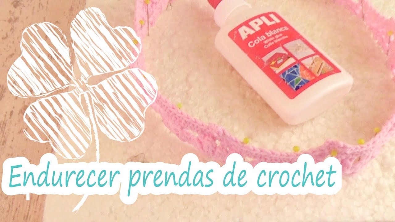 C&oacute;mo endurecer crochet f&aacute;cil para bisuter&iacute;a| GANCHILLO
