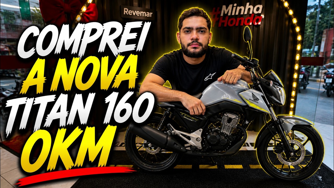 NOVA HONDA TITAN 160 - 2026 0KM