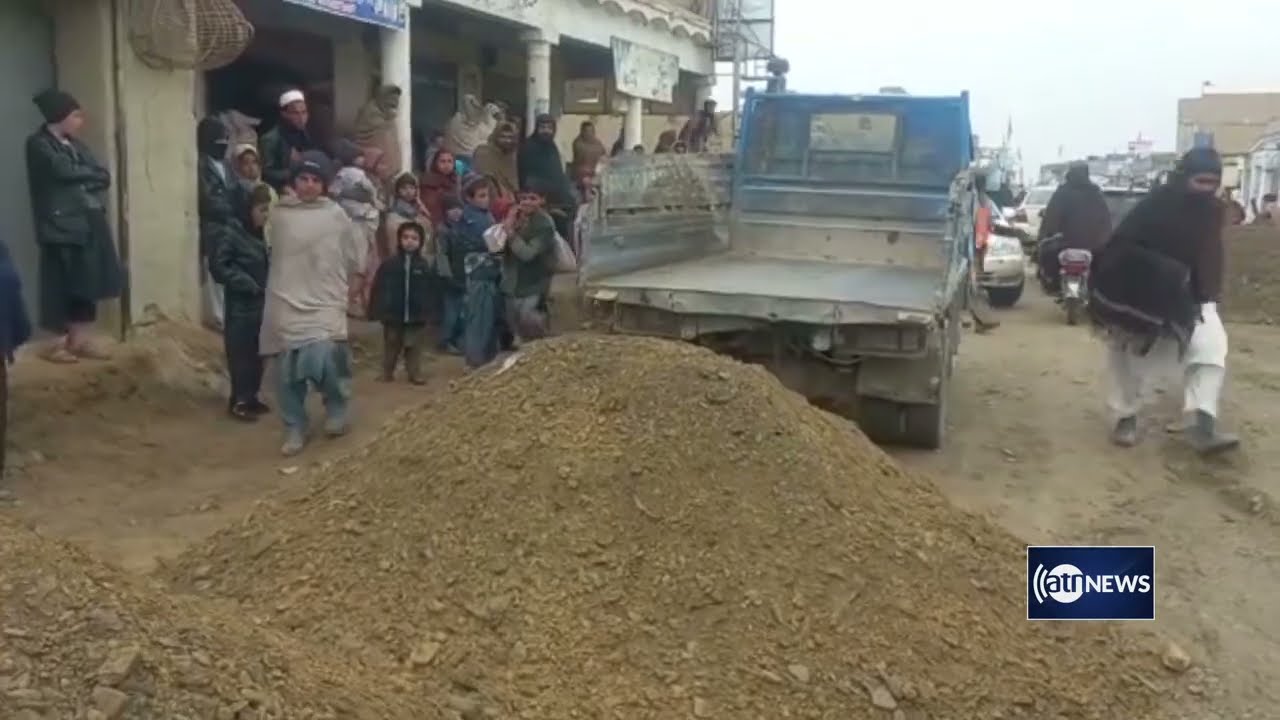 Construction of a road begins in Spin Boldak | آغاز کار ساخت یک سرک در ولسوالی سپین بولدک کندهار