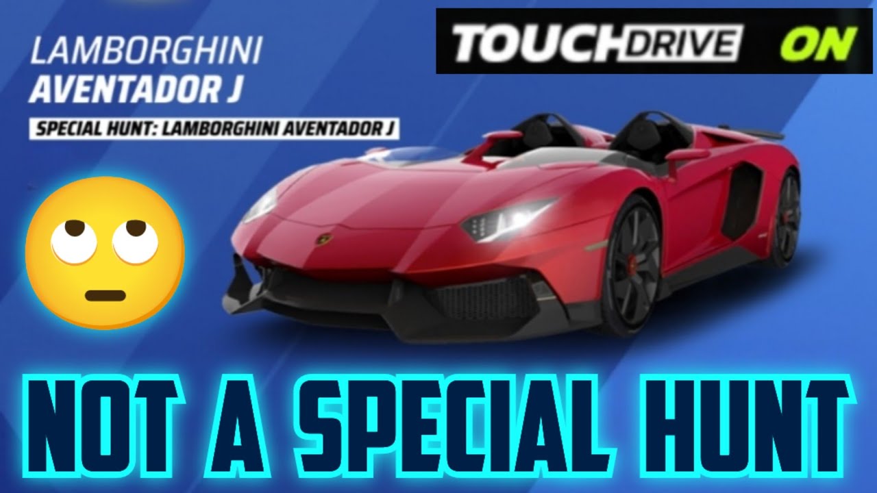Asphalt Legends - LAMBORGHINI AVENTADOR J | СПЕЦИАЛЬНАЯ ОХОТА | Прохождение 1 этапа | Touchdrive