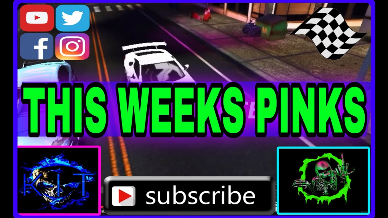 🏎️💨 THIS WEEKS PINKS 🏎️💨 THANKS FOR WATCHING 👍….RUSH RACING 2